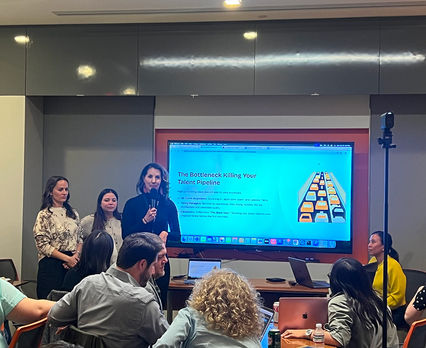 Teams participating in an Avtica AI workshop